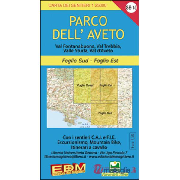 GE 15 Parco dell'Aveto foglio Est e Sud 1:25.000