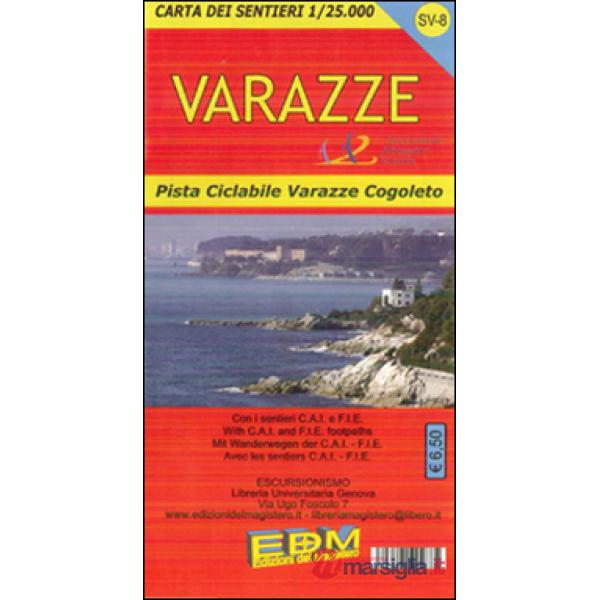 SV-8 Varazze. Carte dei sentieri di Liguria