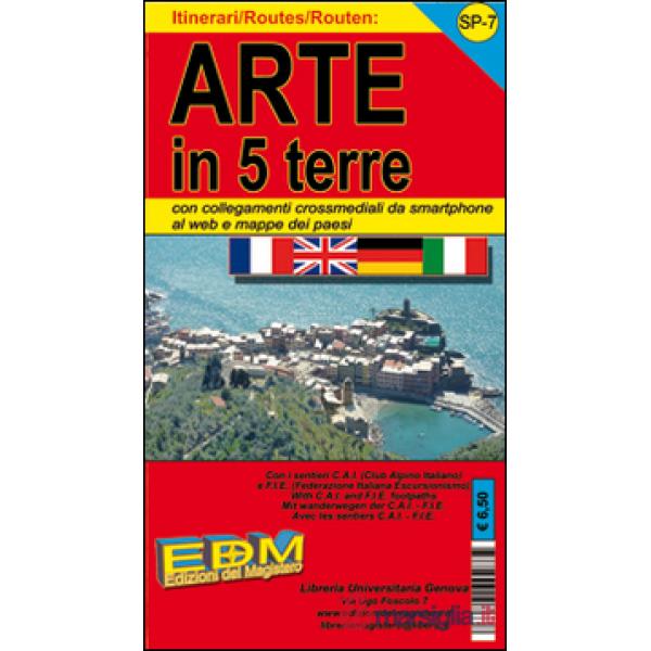 SP-7 carte 5 Terre. Carte dei sentieri di Liguria