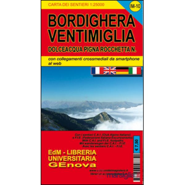IM-10 Bordighera. Carte dei sentieri di liguria