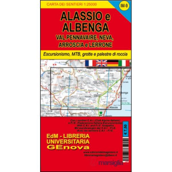 Im9 valli Neva, Pennavaire, Arroscia e Lerrone. Carta dei sentieri di Liguria