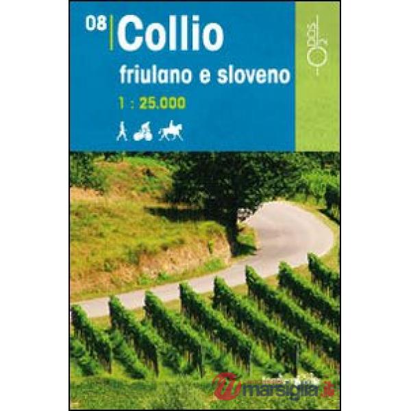 Collio friulano e sloveno 1:25.000