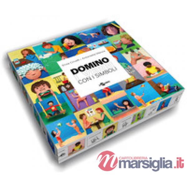 Domino i verbi con i simboli. Con 28 tessere