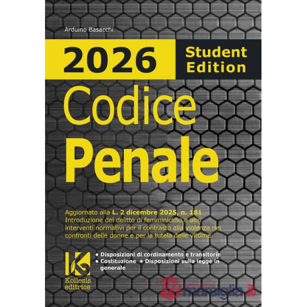Codice penale 2026 Student edition