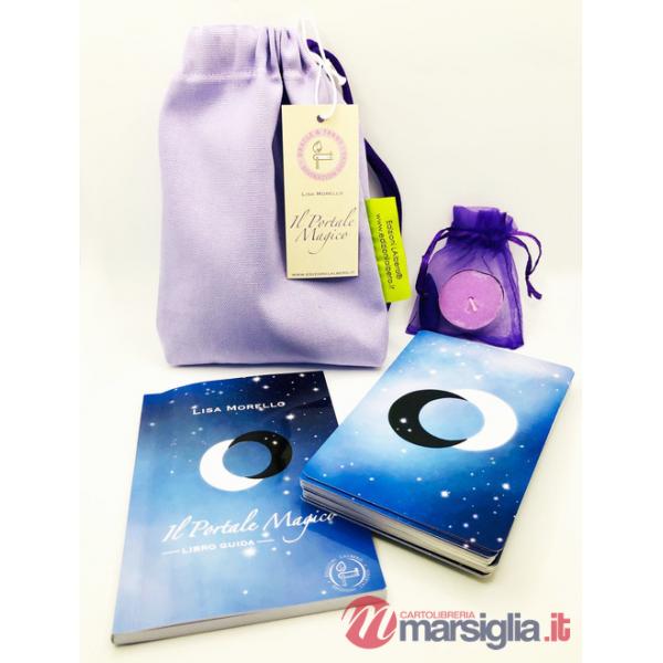 Portale Magico. 36 carte oracolo con libro guida. Con candela+incenso dentro un sacchetto fatto a mano. Con 36 Carte (Il)