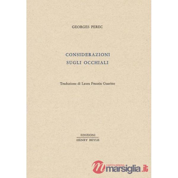 Considerazioni sugli occhiali