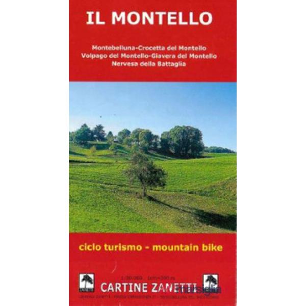 Il Montello 1:30.000 1cm300m. Ciclo turismo, mountain bike