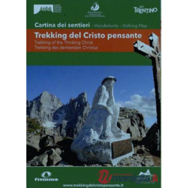 Trekking del Cristo pensante. Cartina dei sentieri. Ediz. italiana, inglese e tedesca