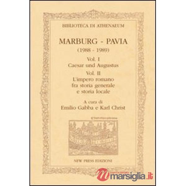 Marburg-Pavia (1988-1989). Ediz. italiana e tedesca
