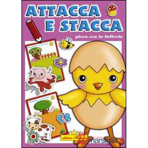 Gioca con la fattoria. Attacca e stacca. Con adesivi