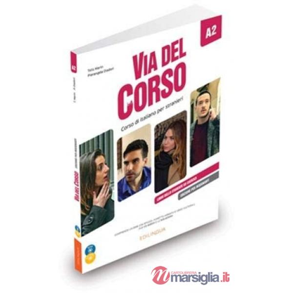 VIA DEL CORSO A2 LIBRO DEL PROFESSORE + CD AUDIO (2) + DVD VIDEO