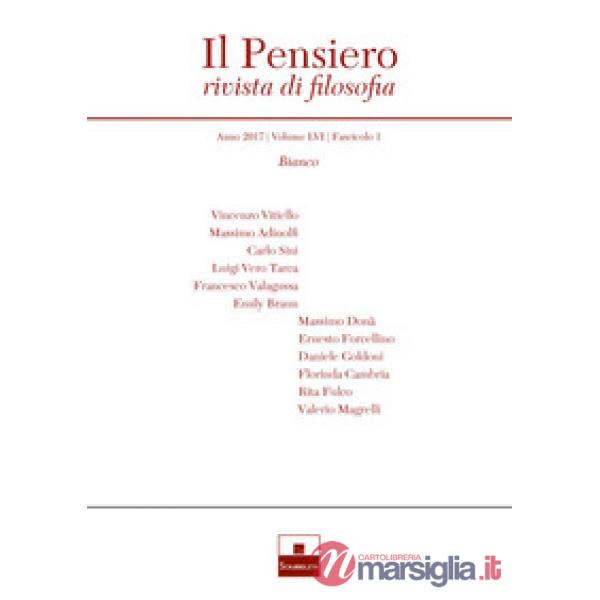 Pensiero. Rivista di filosofia (2017) (Il). Vol. 56/1: Bianco