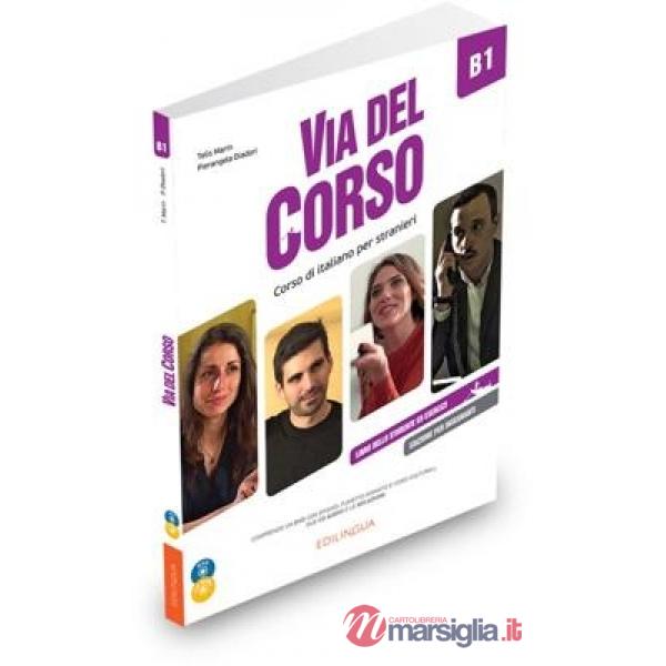 VIA DEL CORSO B1 LIBRO DEL PROFESSORE + CD AUDIO (2) + DVD VIDEO