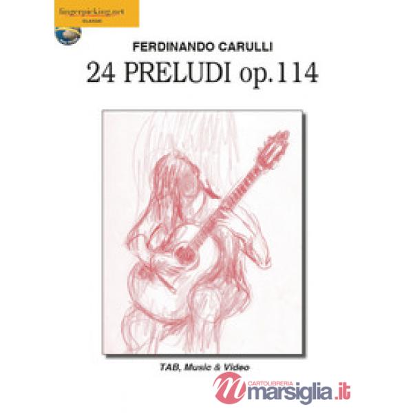 24 Preludi Op. 114. Ediz. italiana, inglese, francese, tedesca e spagnola