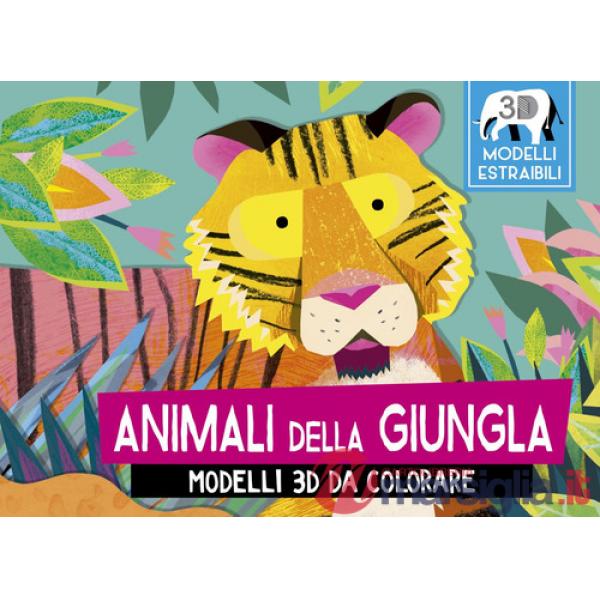 Animali della giungla. Modelli 3D da colorare. Ediz. a colori