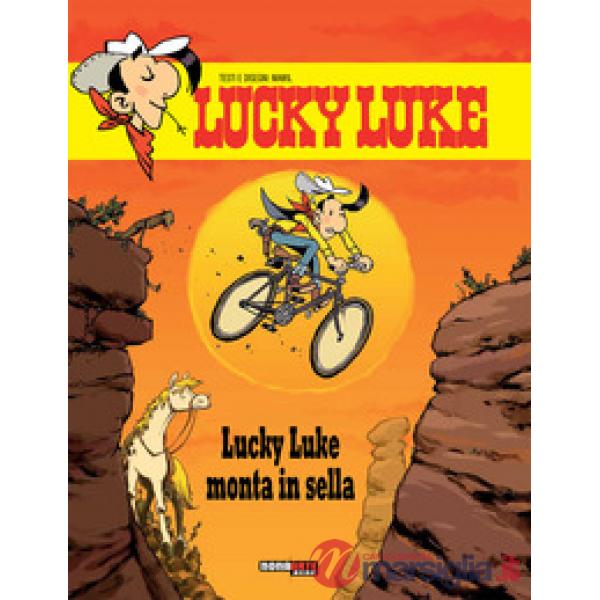 Lucky Luke monta in sella