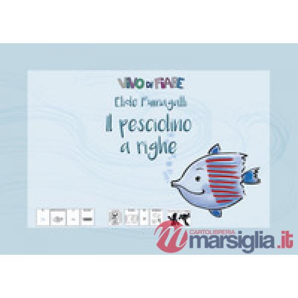 Il pesciolino a righe. Testo in simboli. Schede per Kamishibai