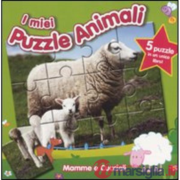 Mamme e cuccioli. I miei puzzle animali. Libro puzzle. Ediz. illustrata