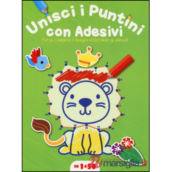 Unisci i puntini. Copertina verde (1-50). Con adesivi