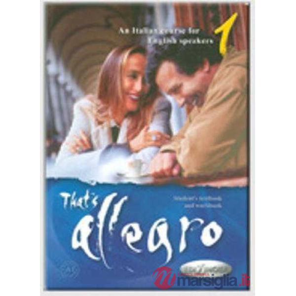 THAT'S ALLEGRO 1 LIBRO DELLO STUDENTE ED ESERCIZI + CD AUDIO