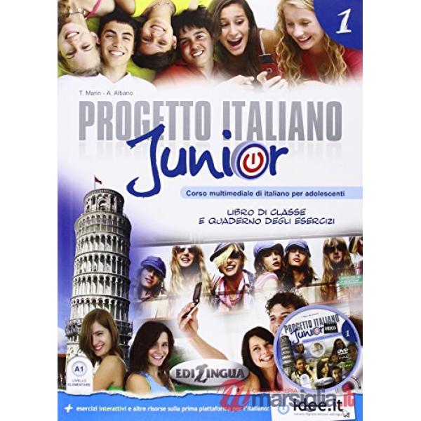 PROGETTO ITALIANO JUNIOR 1 LIBRO DELLO STUDENTE & QUADERNO + CD AUDI