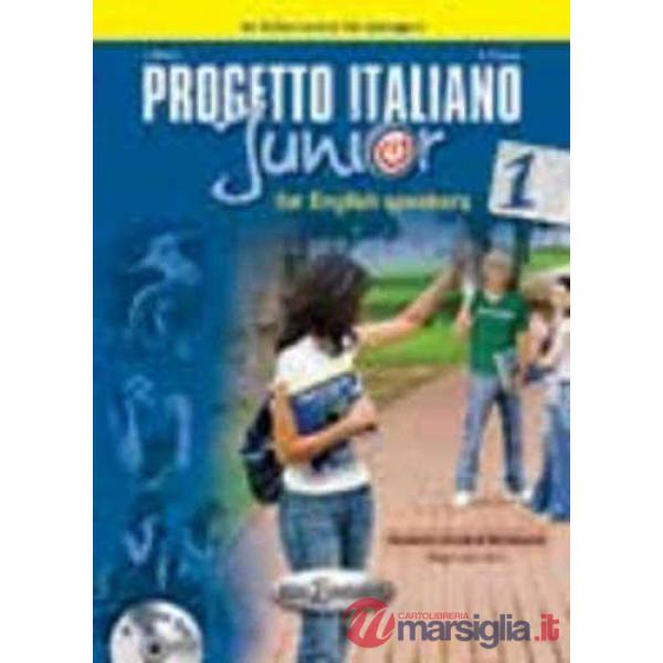 PROGETTO ITALIANO JUNIOR 1 FOR ENGLISH SPEAKERS LIBRO + CD AUDIO + DVD