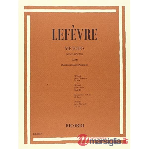 METODO PER CLARINETTO VOL. 3