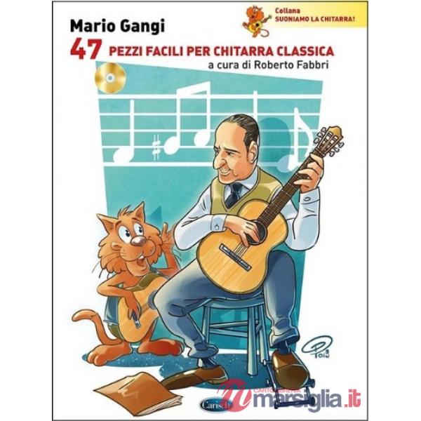 47 pezzi facili per chitarra classica. Spartito
