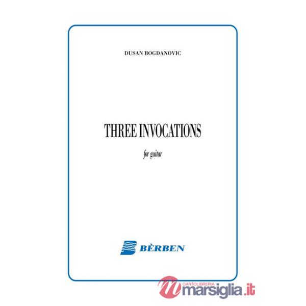 Three invocations. For guitar. Spartito