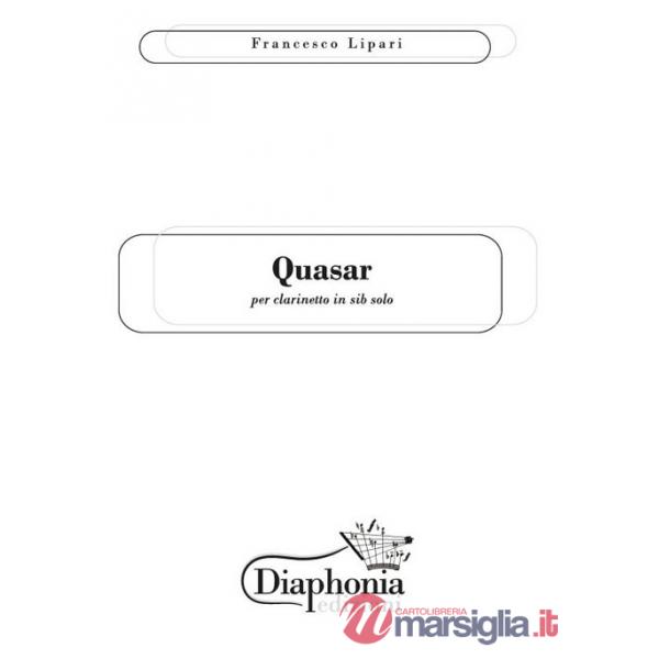 Quasar. Per clarinetto in Sib solo. Partitura