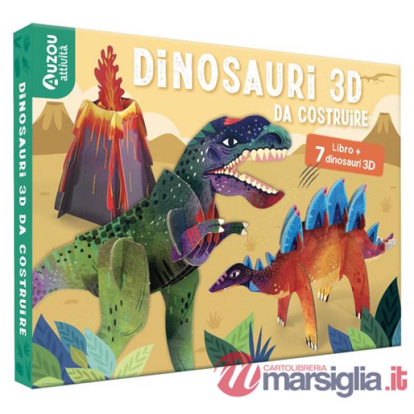 Dinosauri 3D da costruire. Ediz. a colori. Con 7 dinosauri 3D