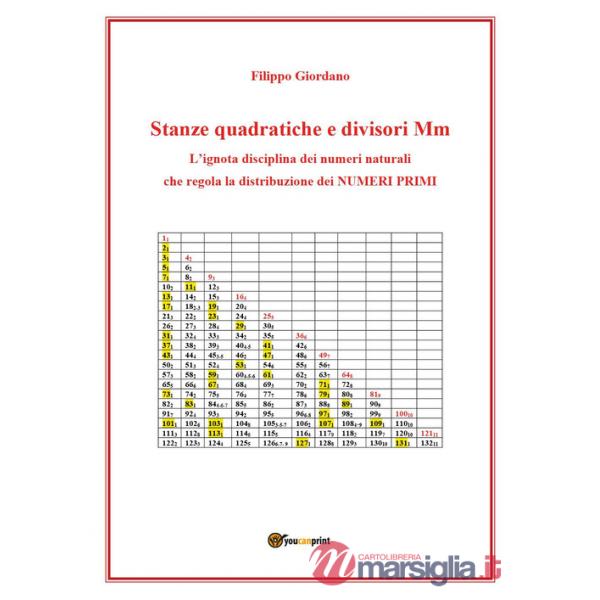 Stanze quadratiche e divisori Mm, la disciplina dei numeri naturali che regola la distribuzione dei numeri primi