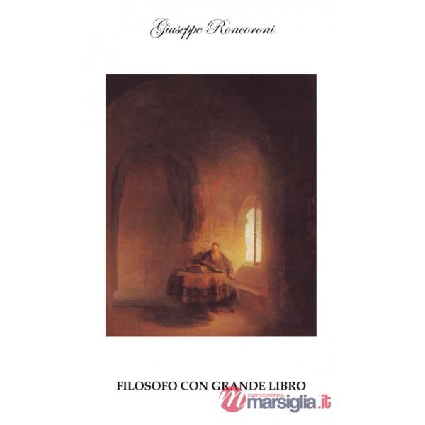 Filosofo con grande libro