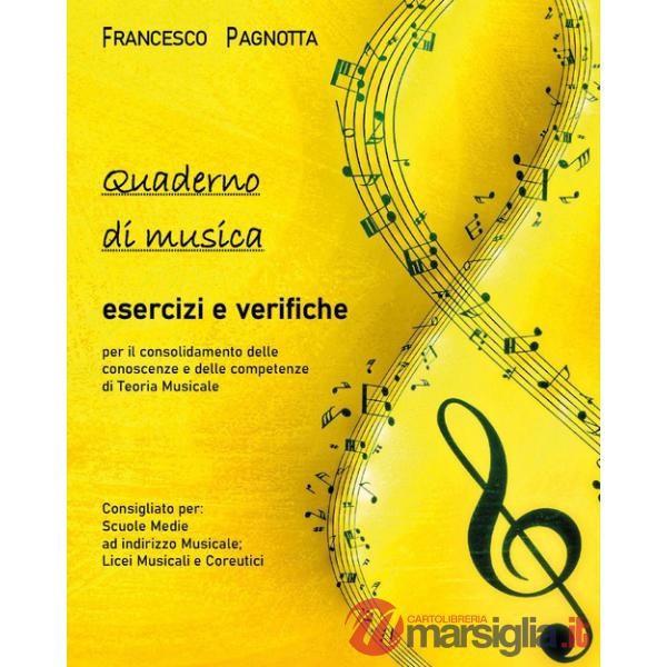 QUADERNO DI MUSICA - ESERCIZI E VERIFICHE