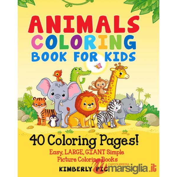 Animals coloring book for kids