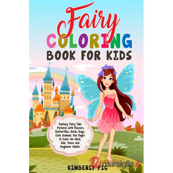 Fairy coloring book for kids