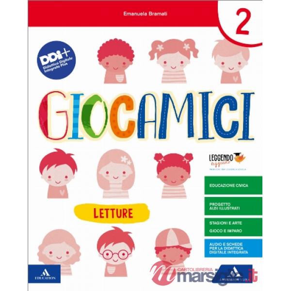 GIOCAMICI 2 LETTURA + GRAMMATICA + STORIA - GEOGRAFIA + MATEMATICA + T