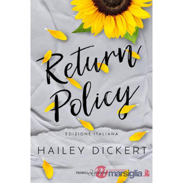 Return policy. Ediz. italiana