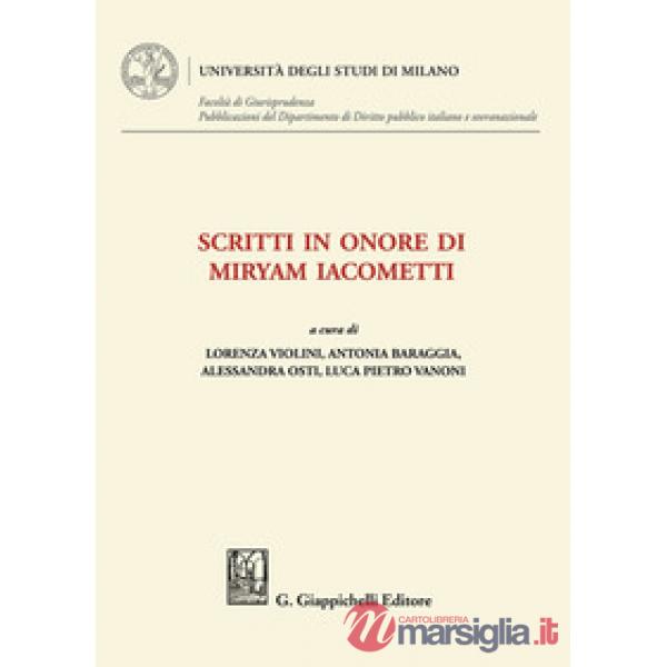 Scritti in onore di Miryam Iacometti