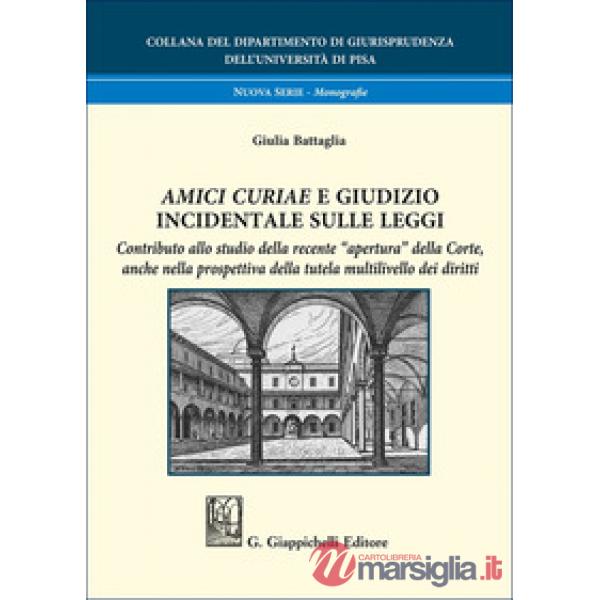 «Amici curiae» e giudizio incidentale sulle leggi. Contributo allo studio della recente «apertura» della Corte, anche nella pros
