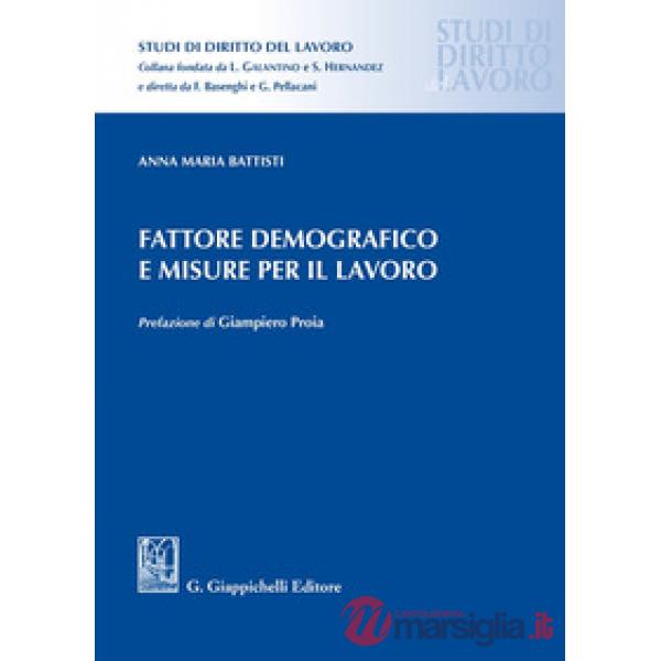 Fattore demografico e misure per il lavoro
