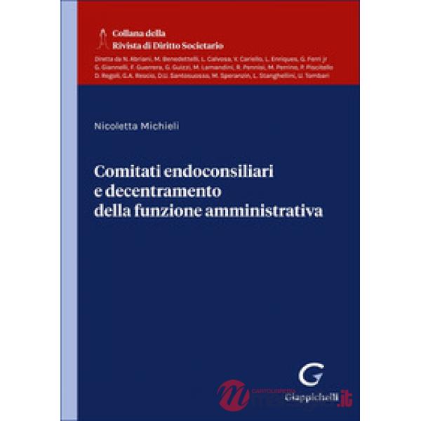 Comitati endoconsiliari e decentramento della funzione amministrativa