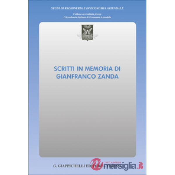 Scritti in memoria di Gianfranco Zanda