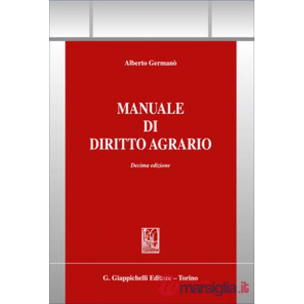 Manuale di diritto agrario