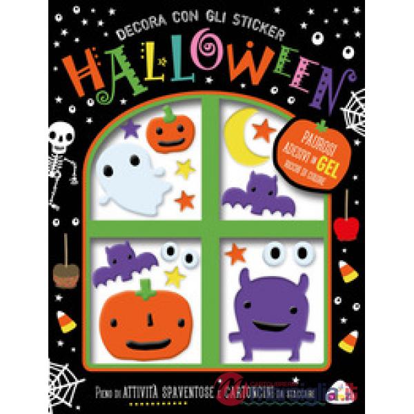 Decora con gli sticker. Halloween. Ediz. a colori. Con adesivi in gell