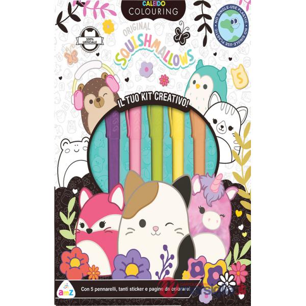 Squishmallows. Caleido colouring. Il tuo kit creativo. Ediz. a colori. Con 5 pennarelli. Con Adesivi