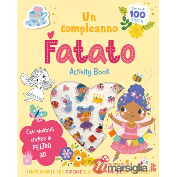 Compleanno fatato. Sticker tenerini in feltro