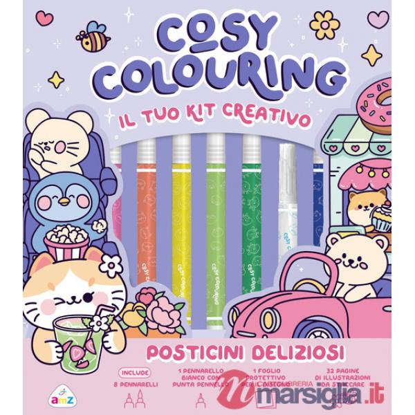 Posticini deliziosi. Cosy colouring. Ediz. illustrata. Con pennarelli