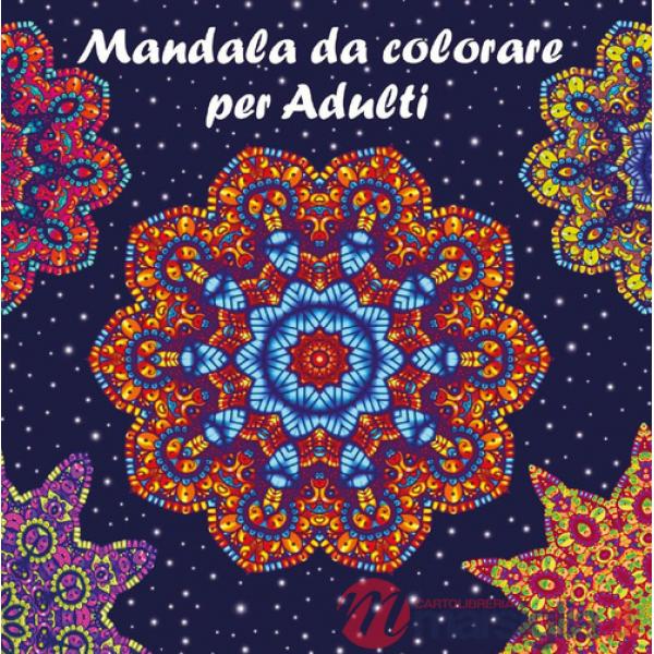 Mandala da colorare per adulti con pennarelli