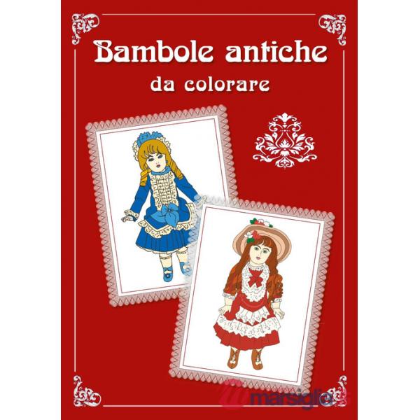 Bambole antiche da colorare
